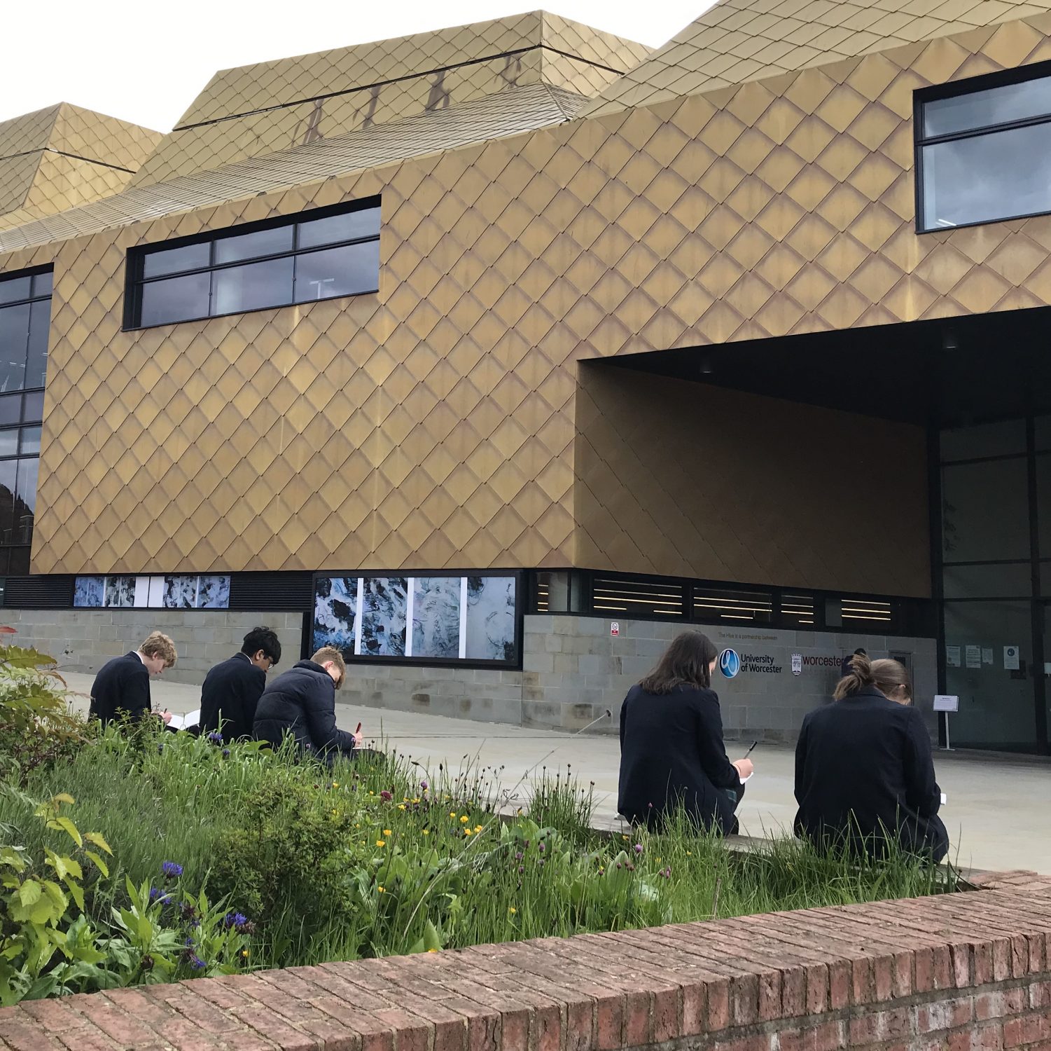 SQ Textiles visit The Hive copy