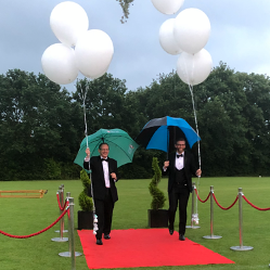 SQ Singing in the rain!