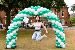 upper sixth results day jumping