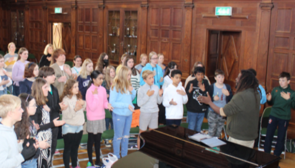 BBC Singer, Composer and Instrumentalist Leads Workshop at RGS Worcester