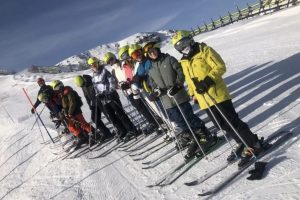 Skiing in Sestriere