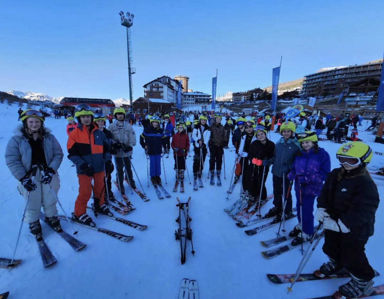 Skiing in Sestriere