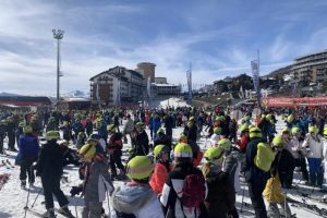 Skiing in Sestriere