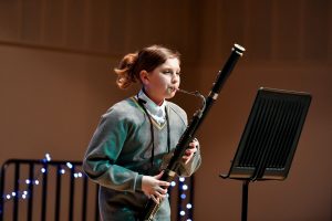 RGS Dodderhill Independent School girls on bassoon