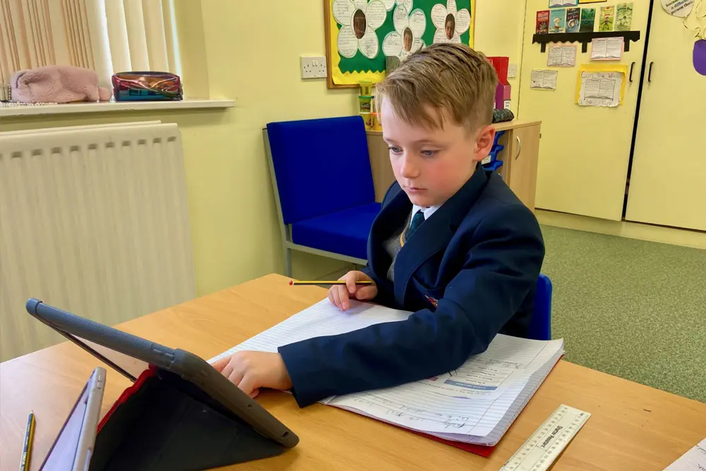 RGS Dodderhill Prep School pupil blended learning