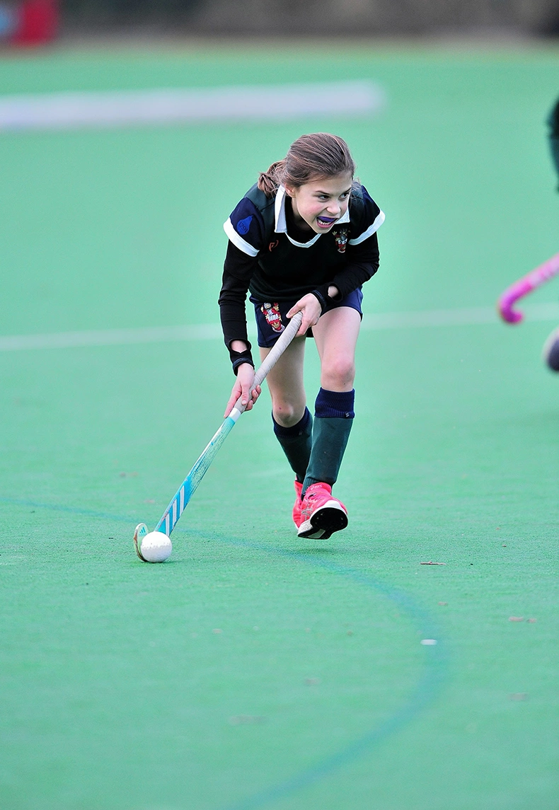 RGS The Grange pupil doing hurdles